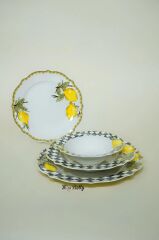 LEMON 6 KİŞİLİK 24 PARÇA YEMEK TAKIMI