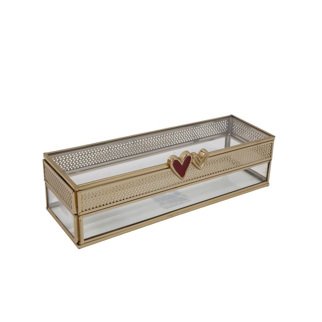 ELEGANT CAM TAKI KUTUSU/ORGANİZER 9X26X7CM