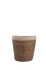 KREM HASIR KULPSUZ SEPET 15X15CM