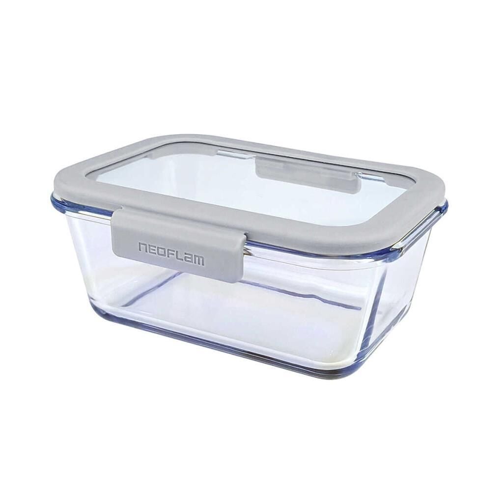 FİKA GLACE GRİ SAKLAMA KABI 1200 ML
