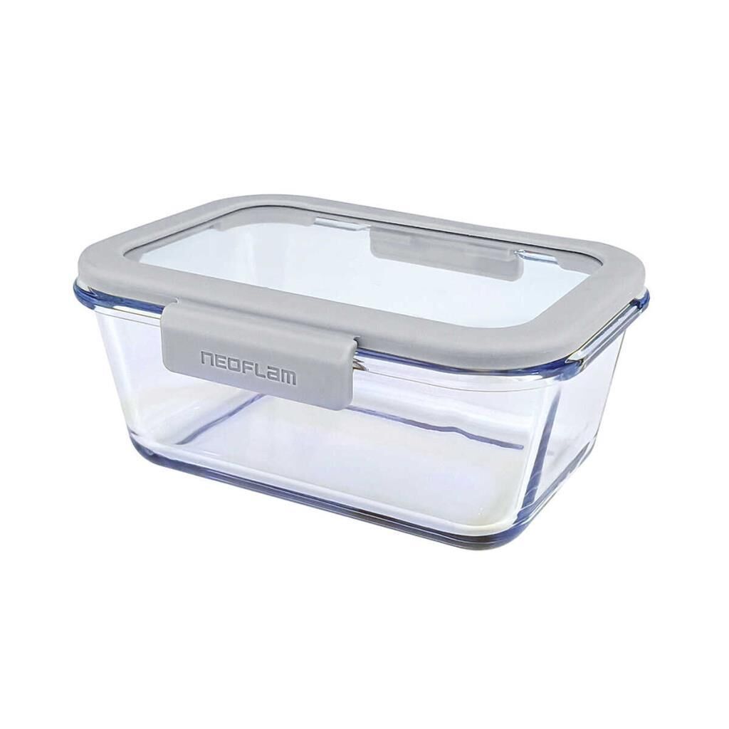 FİKA GLACE GRİ SAKLAMA KABI 1200 ML