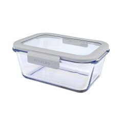 FİKA GLACE GRİ SAKLAMA KABI 1200 ML