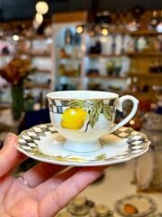 LEMON TEK KİŞİLİK TÜRK KAHVESİ FİNCANI