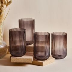 IMOLA FÜME 4'LÜ UZUN BARDAK 440ML