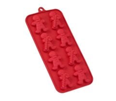 NOEL TEMALI SİLİKON 8'Lİ ÇİKOLATA-KURABİYE KALIBI 21x10 CM