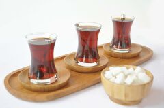 SİLVA 6'LI ÇAY TABAK