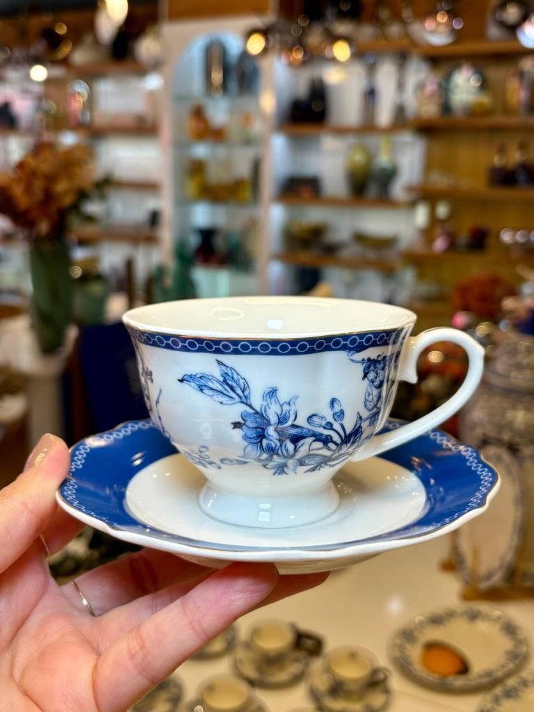 BLUE LİFE TEK KİŞİLİK ÇAY FİNCANI