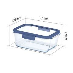 FİKA GLACE MAVİ SAKLAMA KABI 800 ML