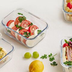 FİKA GLACE MAVİ SAKLAMA KABI 800 ML