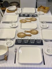 BAMBU PORSELEN 6 KİŞİLİK 42 PARÇA SERVİS SETİ