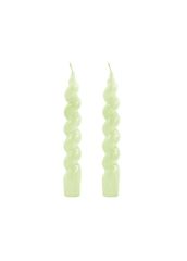 CANDY YEŞİL 2'Lİ ŞAMDAN MUM 17CM