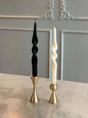 BRASS PİRİNÇ 2'Lİ MUMLUK