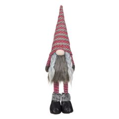KIRMIZI ÖRGÜLÜ NOEL CÜCE DEKOR 61CM