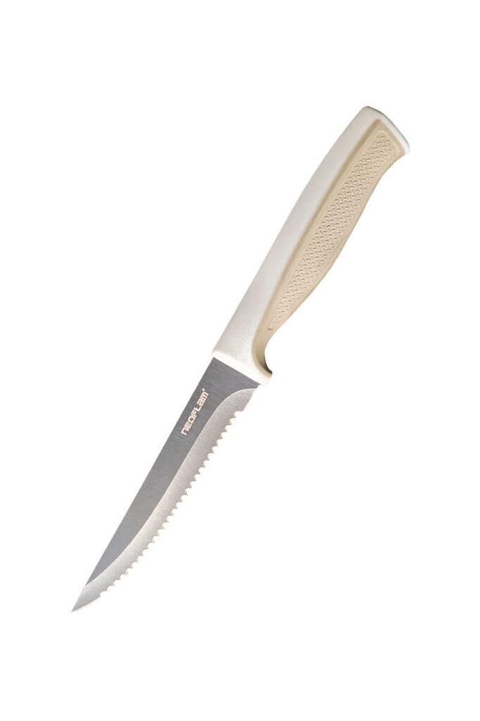 FİKA TIRTIKLI STEAK BIÇAK BEJ 11CM
