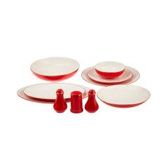 NEW NOBLE KIRMIZI 58 PARÇA YEMEK TAKIMI