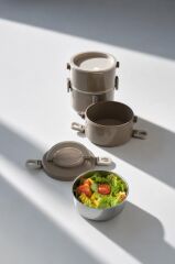STEELOCK KAHVERENGİ ÇELİK YEMEK SAKLAMA SAKLAMALI