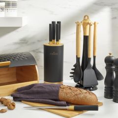 WOODLAND BLACK EKMEK KUTUSU
