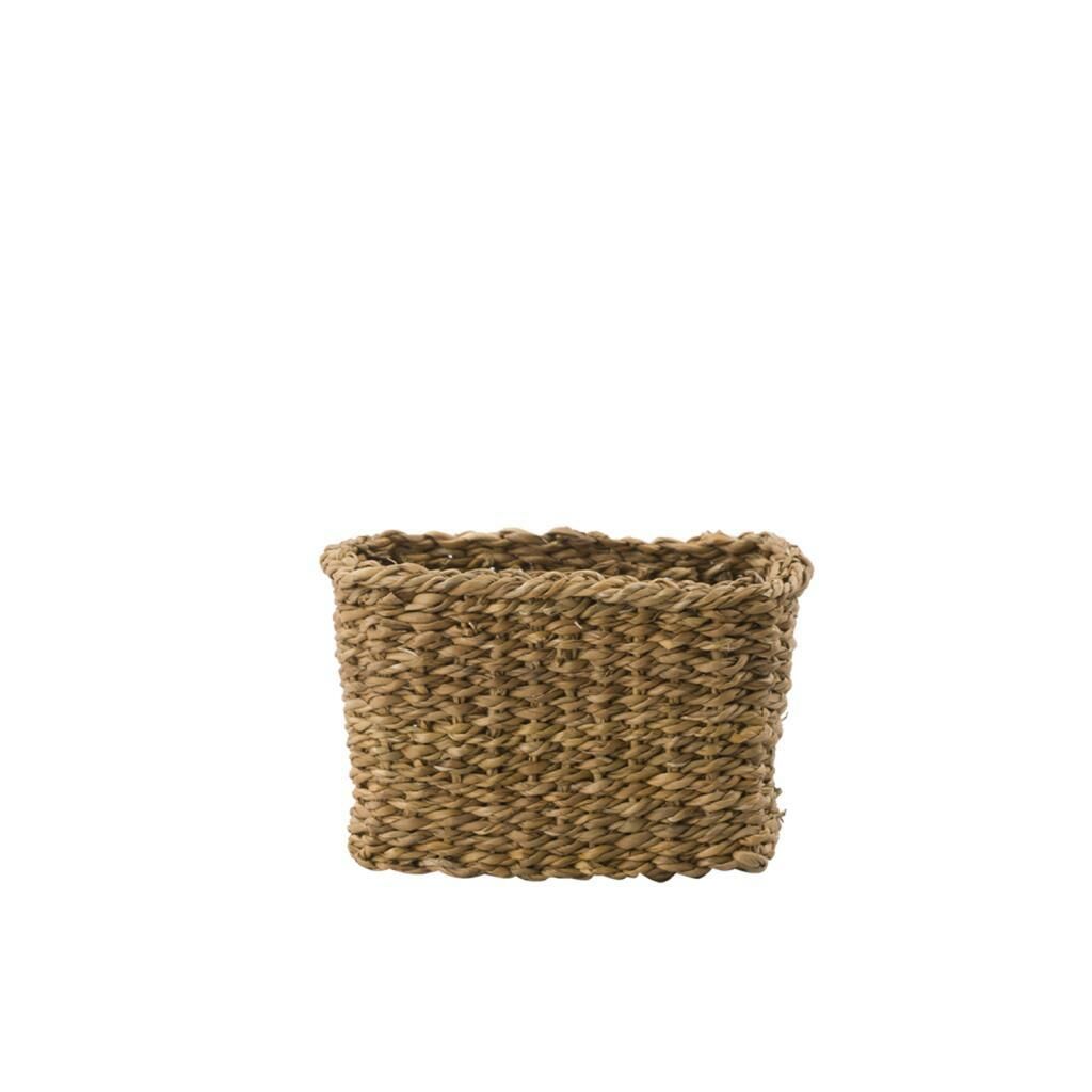 HASIR ÖRME DİKDÖRTGEN SEPET 25x20x16 CM
