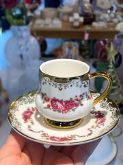 OSİRİS ALTIN DESEN1 TEK KİŞİLİK TÜRK KAHVESİ FİNCANI