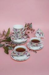 ROSE DELUXE 6 KİŞİLİK ÇAY FİNCANI
