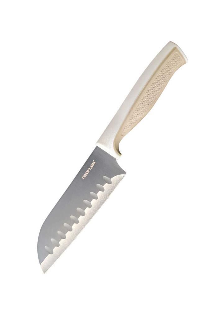 FİKA MICROBAN SANTOKU BIÇAK BEJ 13CM