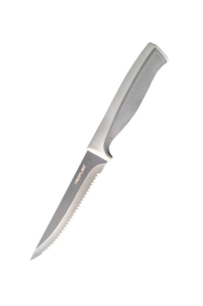 FİKA TIRTIKLI STEAK BIÇAK GRİ 11CM