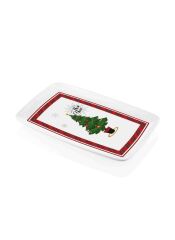 KURŞUN ASKER DİKDÖRTGEN SERVİS TABAK 34X25CM