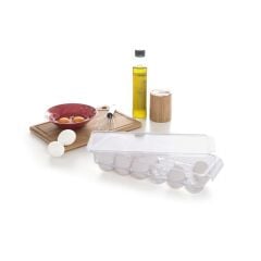 ŞEFFAF KAPAKLI YUMURTA SAKLAMA KABI