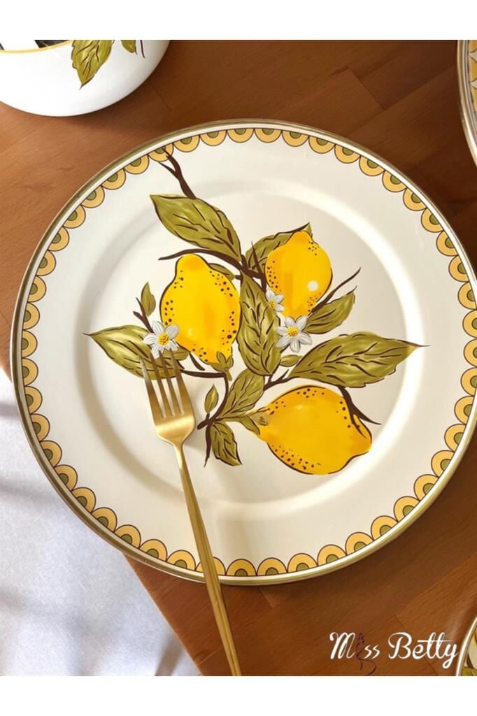 Linda Emaye 2'li Servis Tabağı 30 Cm