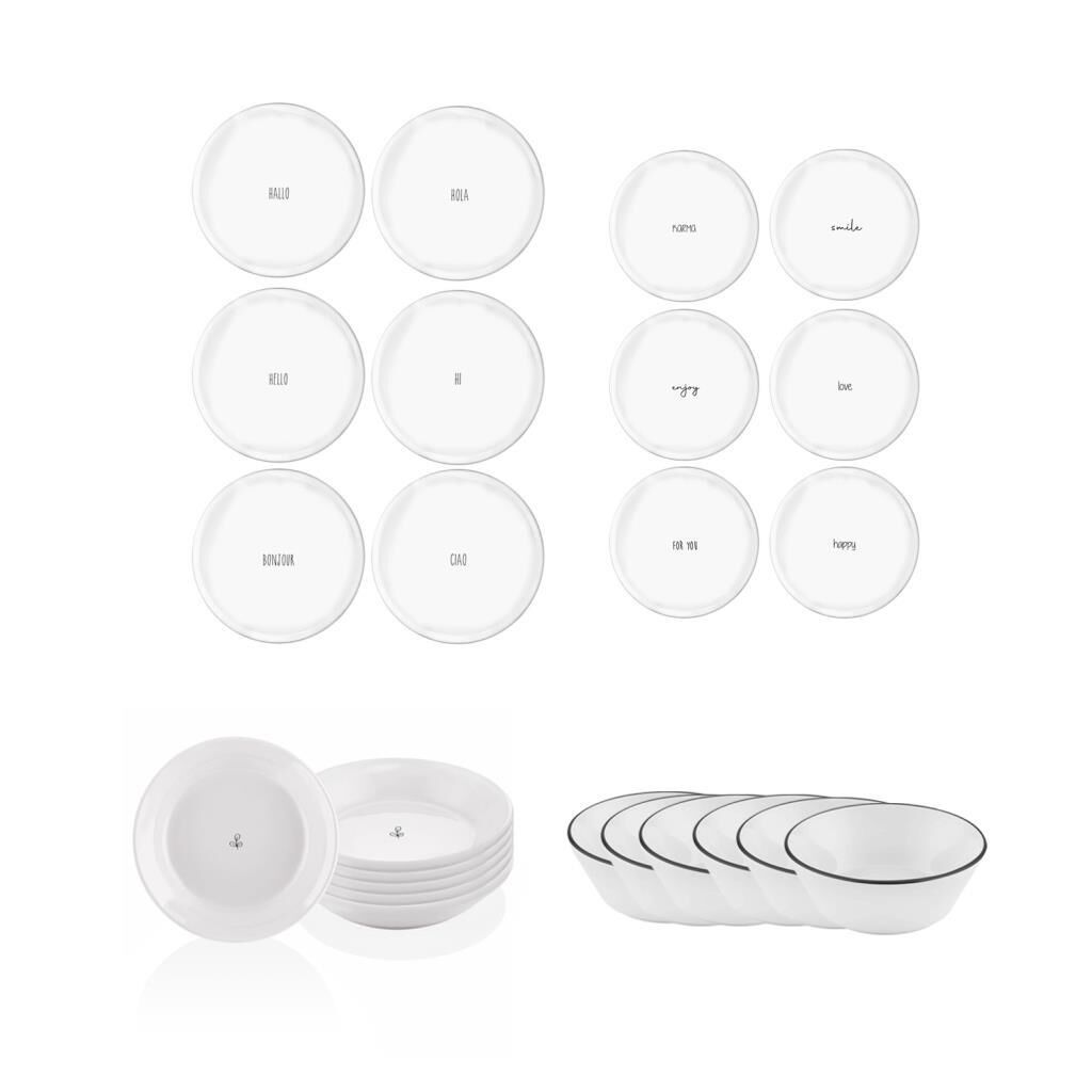 SUMMERTIME 6 KİŞİLİK 24 PARÇA YEMEK TAKIMI