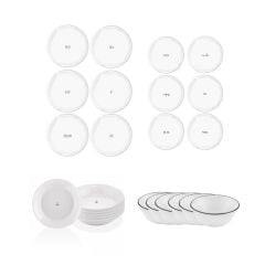 SUMMERTIME 6 KİŞİLİK 24 PARÇA YEMEK TAKIMI