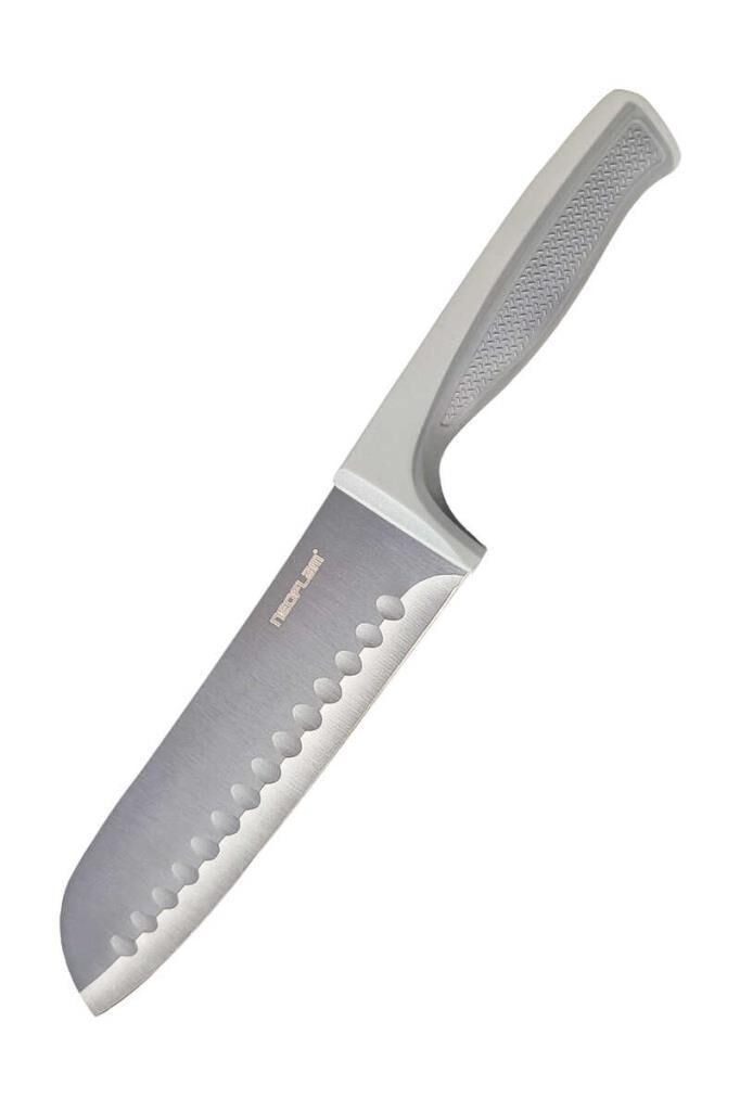 FİKA MICROBAN SANTOKU BIÇAK GRİ 18CM