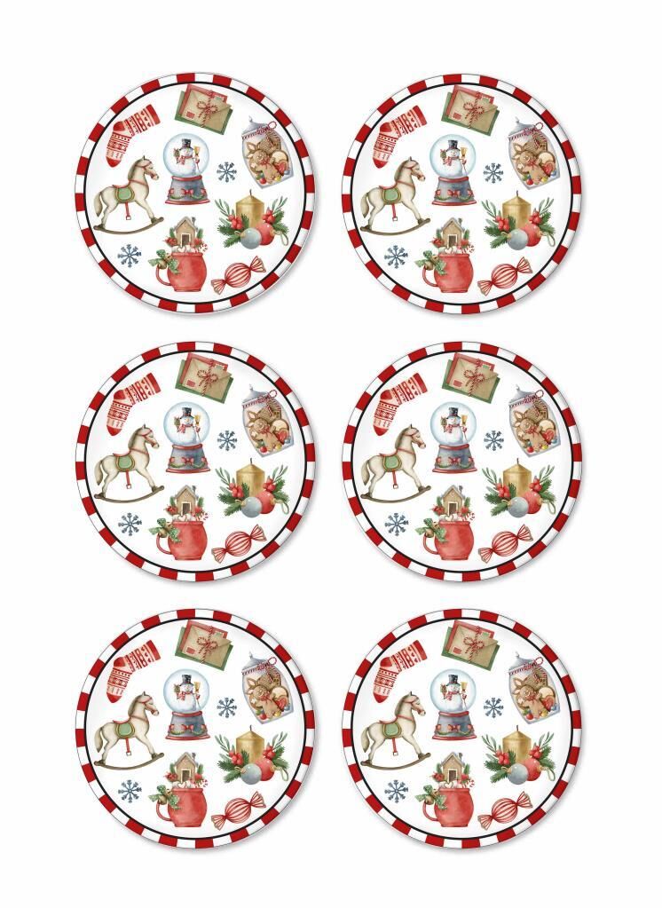 GLOBE 6'LI PASTA TABAK 19CM