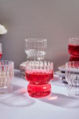 STRIPE 6'LI CAM BARDAK 280ML