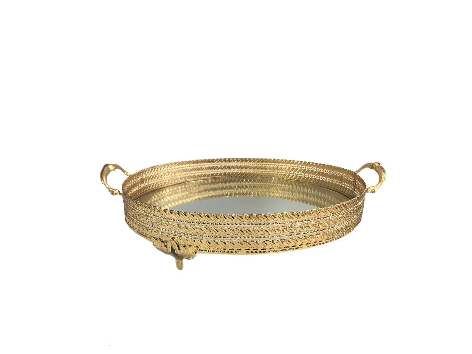 ZEYVE ALTIN OVAL TEPSİ 25cm