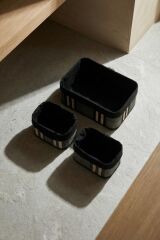 BAMBU 3 'LÜ SEPET SETİ YEŞİL