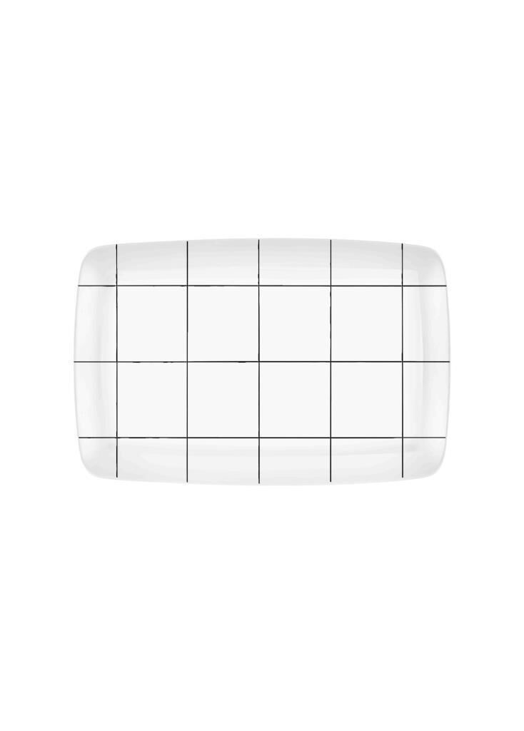 DAILY TUNES DİKDÖRTGEN TABAK 24X25CM