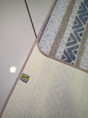 JAKAR GRİ EKRU DESENLİ 2'Lİ BANYO PASPASI 60X100 + 50X60CM