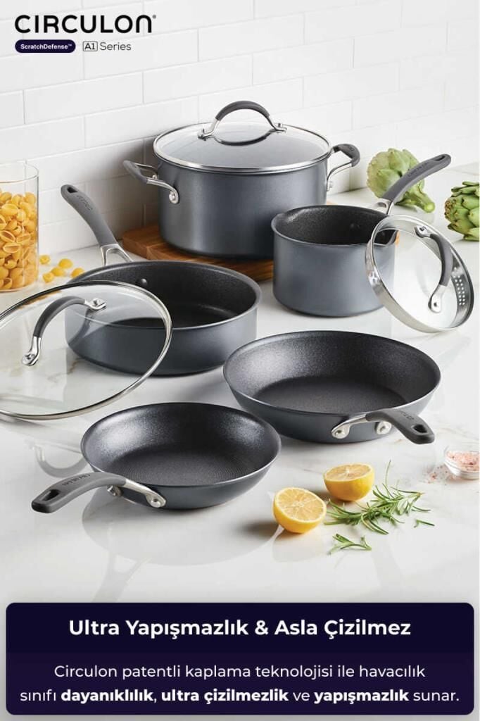 CİRCULON 8 PARÇA TENCERE SETİ