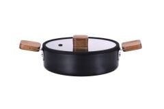 BIEN ALÜMİNYUM SİYAH DÖKÜM TENCERE 24CM