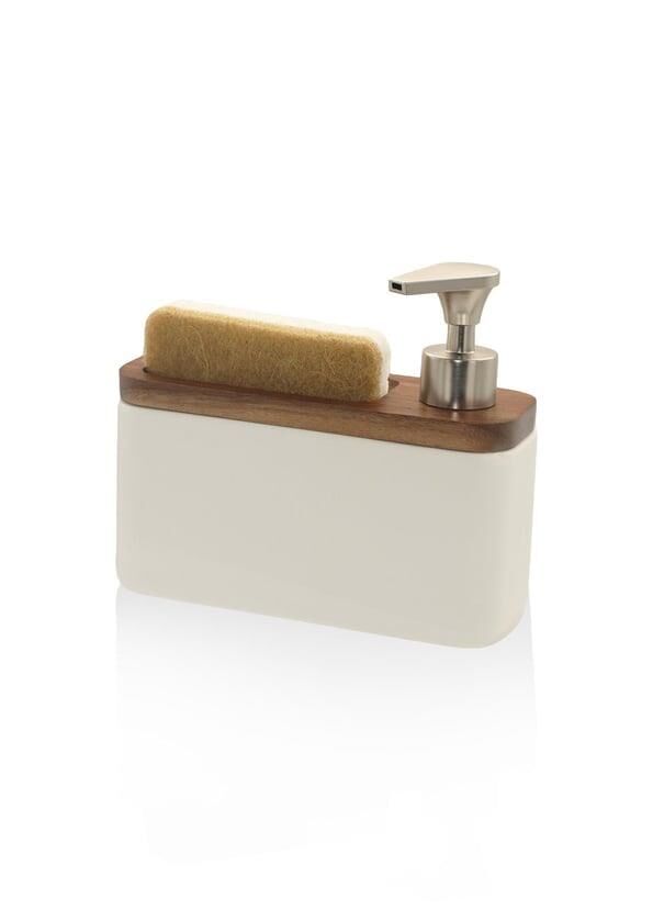 WOODY BEYAZ SÜNGERLİ SIVI SABUNLUK 420ML