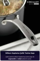 CİRCULON CAM KAPAKLI SOS TENCERESİ 18CM