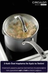 CİRCULON CAM KAPAKLI SOS TENCERESİ 18CM