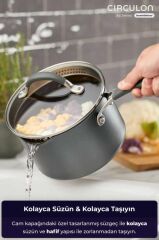 CİRCULON CAM KAPAKLI SOS TENCERESİ 18CM