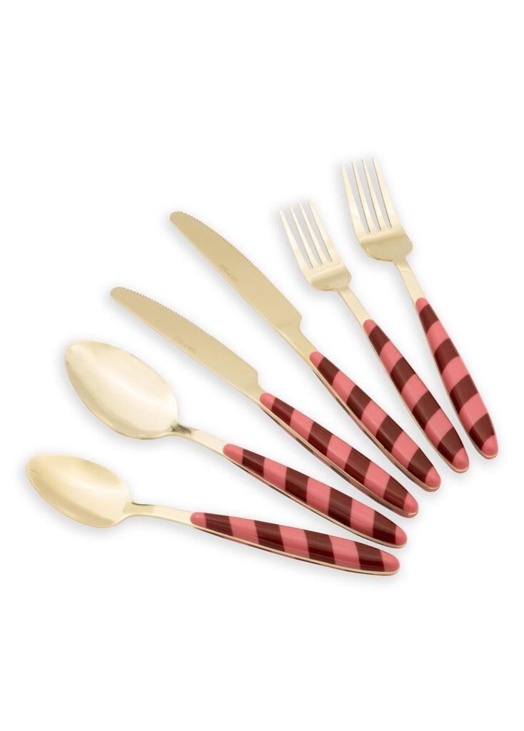 JOY GOLD PEMBE 36 PARÇA ÇATAL KAŞIK BIÇAK TAKIMI