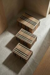 KAPAKLI BAMBU SEPET KAHVERENGİ