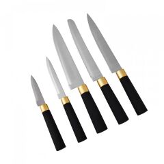 WOODLAND BLACK 6 PARÇA BIÇAK SETİ