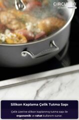 CİRCULON CAM KAPAKLI SIĞ TENCERE 28CM