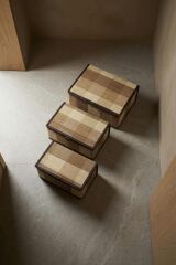 KAPAKLI BAMBU SEPET AÇIK KAHVERENGİ