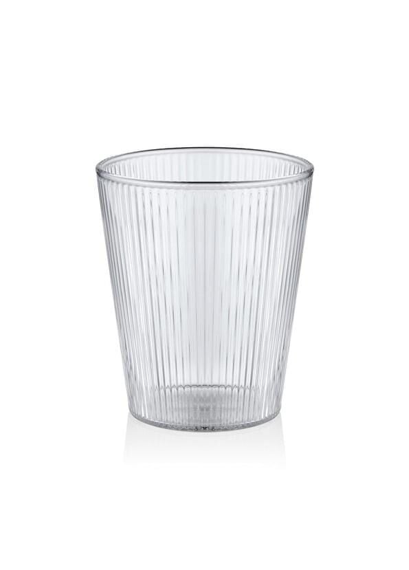 STRİPED BOROSİLİKAT CAM TEKLİ BARDAK 400ML